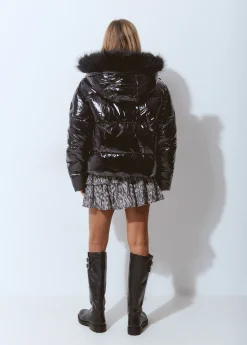 Abrigos Y Chaquetas*Brownie Abrigo acolchado vinilado Negro