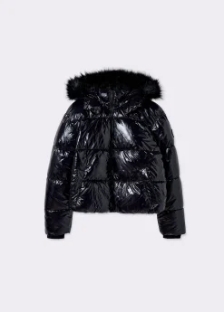 Abrigos Y Chaquetas*Brownie Abrigo acolchado vinilado Negro