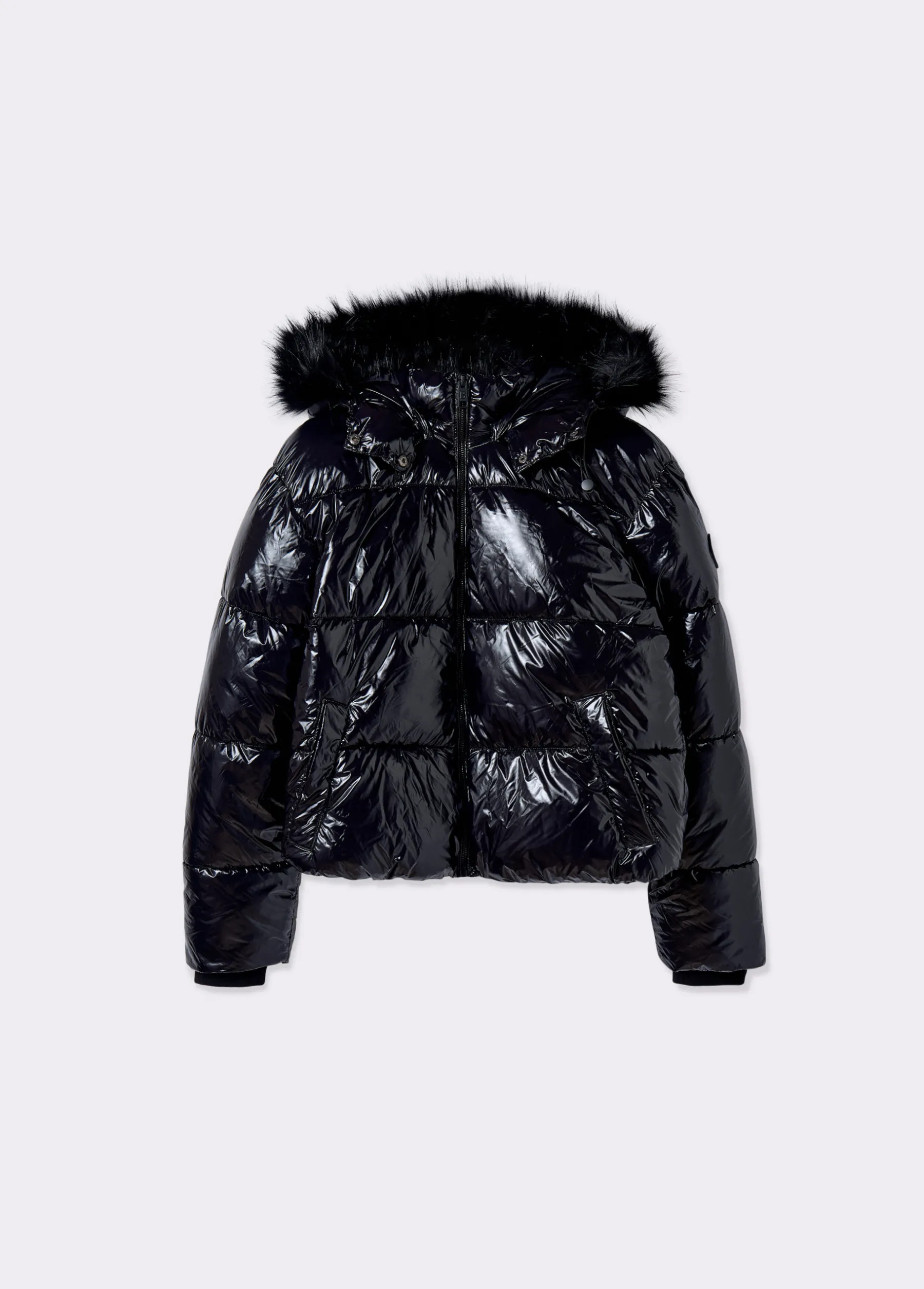 Abrigos Y Chaquetas*Brownie Abrigo acolchado vinilado Negro