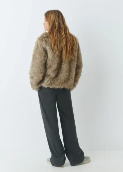 Abrigos Y Chaquetas*Brownie Abrigo corto efecto pelo Marron