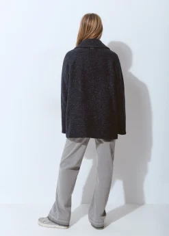 Abrigos Y Chaquetas*Brownie Abrigo cruzado con lana Azulmarino