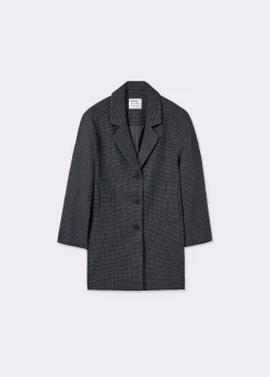 Abrigos Y Chaquetas*Brownie Abrigo cuadritos Grisoscuro