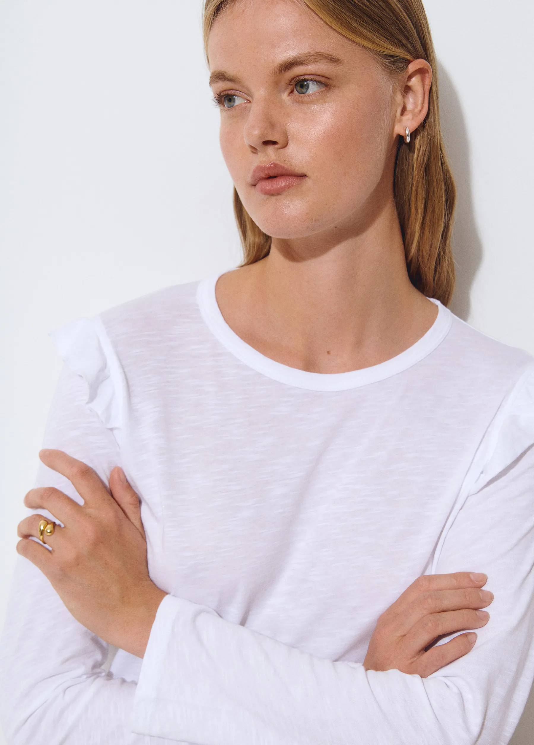 Bisutería*Brownie Anillo abierto gota Dorado