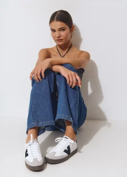 Zapatos*Brownie Bamba blanca colaboración con Victoria