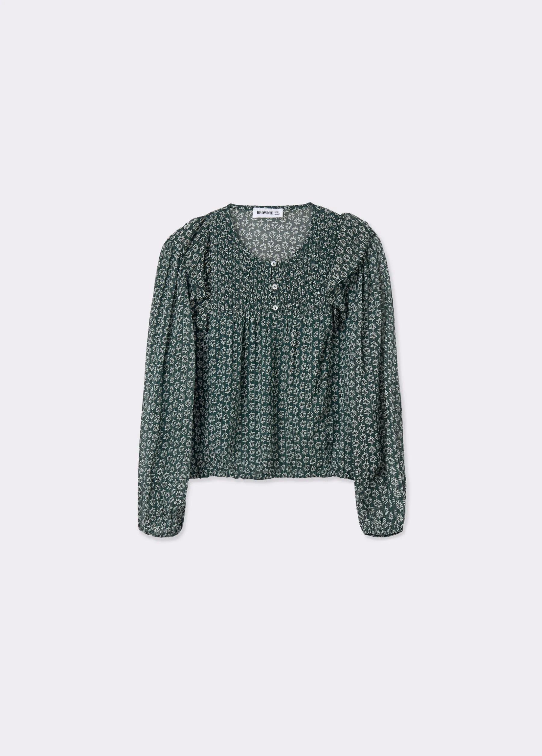 Camisas Y Blusas|Total Look*Brownie Blusa estampado bicolor Verde