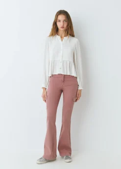 Camisas Y Blusas*Brownie Blusa smock con botones plumeti