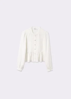 Camisas Y Blusas*Brownie Blusa smock con botones plumeti