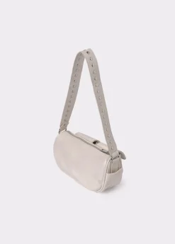 Bolsos*Brownie Bolso hombro solapa con bolsillos Crudo