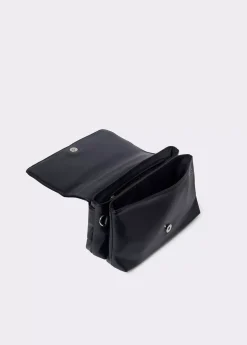 Bolsos*Brownie Bolso mediano solapa rayos Negro