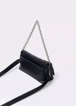 Bolsos*Brownie Bolso mediano solapa rayos Negro