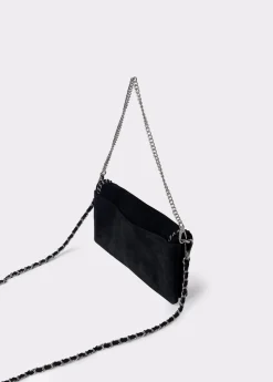 Bolsos*Brownie Bolso piel solapa cadena Negro