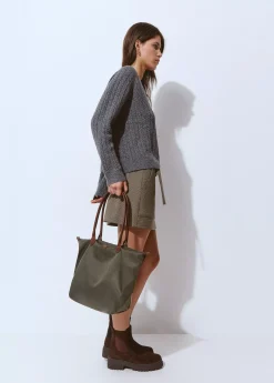 Bolsos*Brownie Bolso shopper nylon Kaki