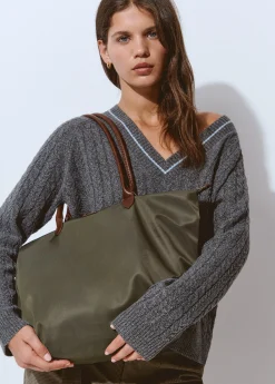 Bolsos*Brownie Bolso shopper nylon Kaki