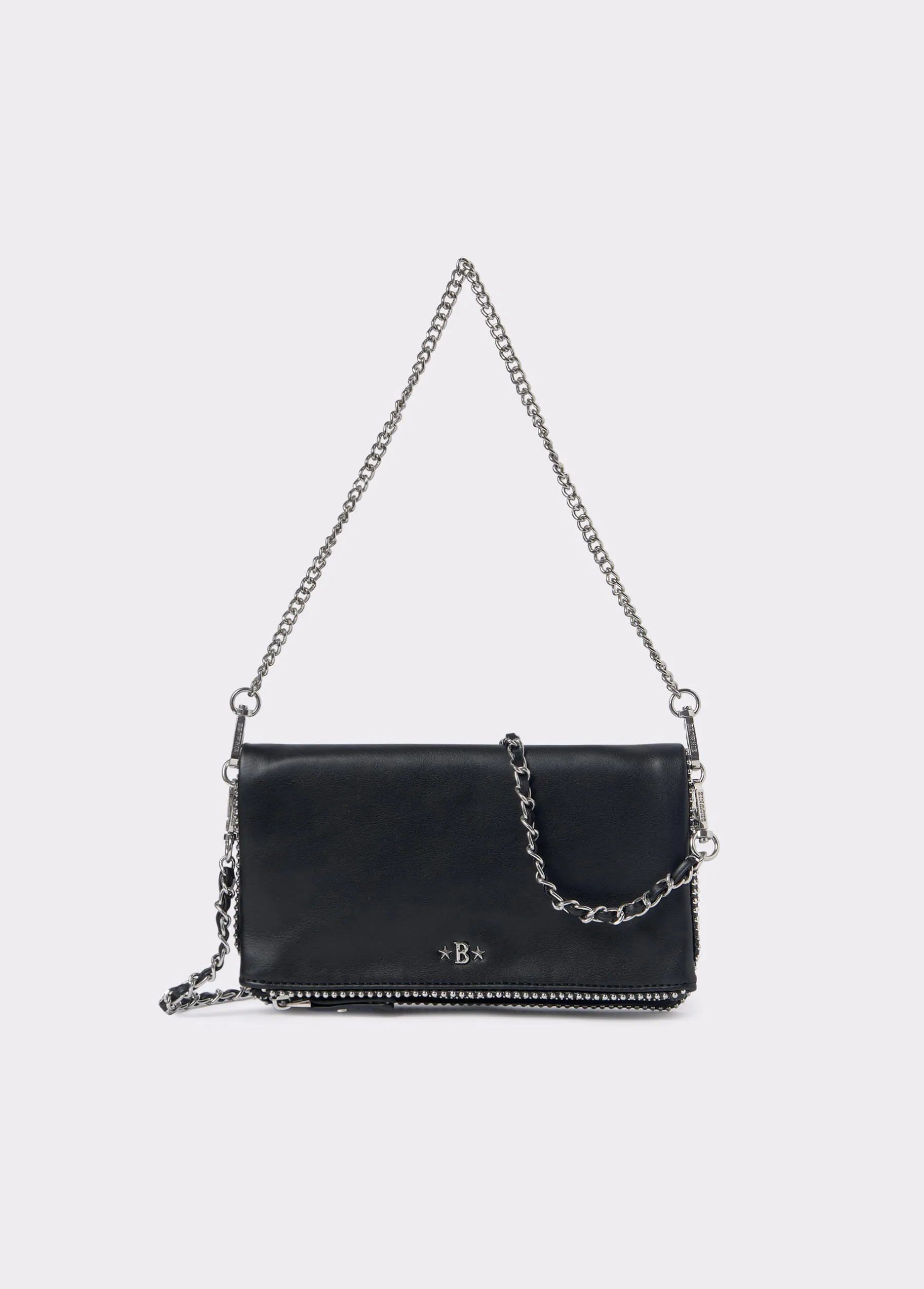 Bolsos*Brownie Bolso solapa bolitas Negro