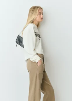 Bolsos*Brownie Bolso solapa mini bolitas Negro