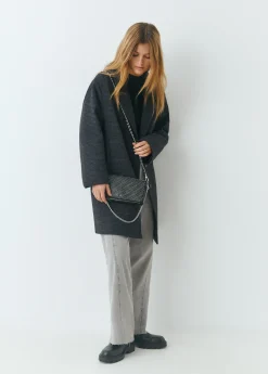 Bolsos*Brownie Bolso solapa tachitas Negro