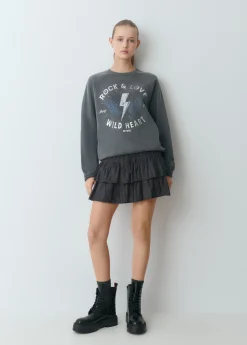 Zapatos*Brownie Bota piel acordonada Negro