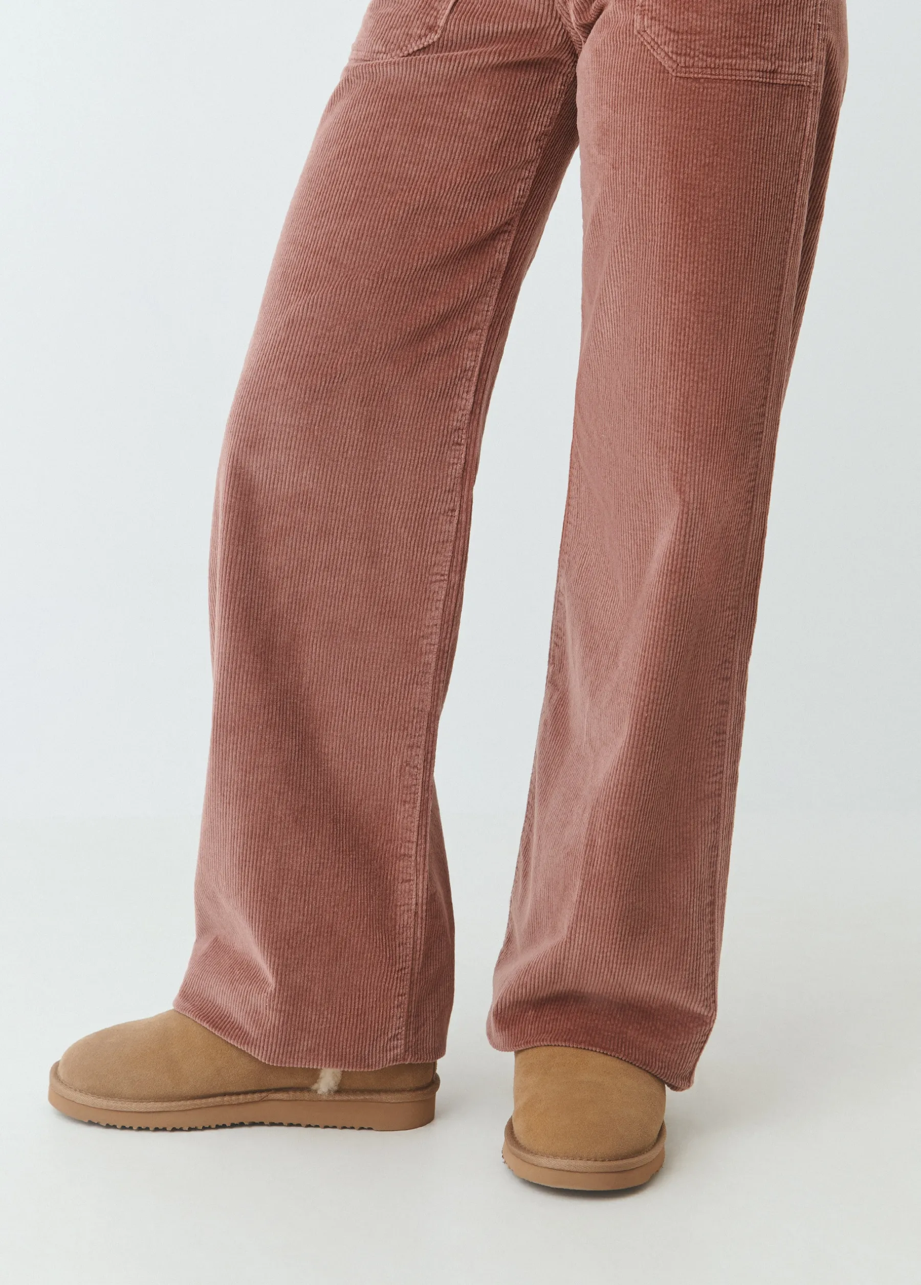 Zapatos*Brownie Botín bajo piel pelo Avellana