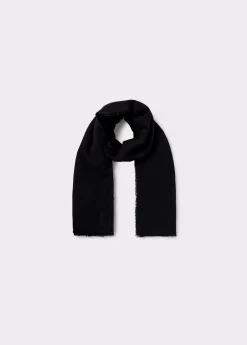 Bufandas*Brownie Bufanda lisa fina Negro