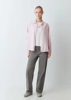 Camisas Y Blusas*Brownie Camisa básica lisa Rosa