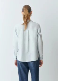 Camisas Y Blusas*Brownie Camisa básica lisa Celeste