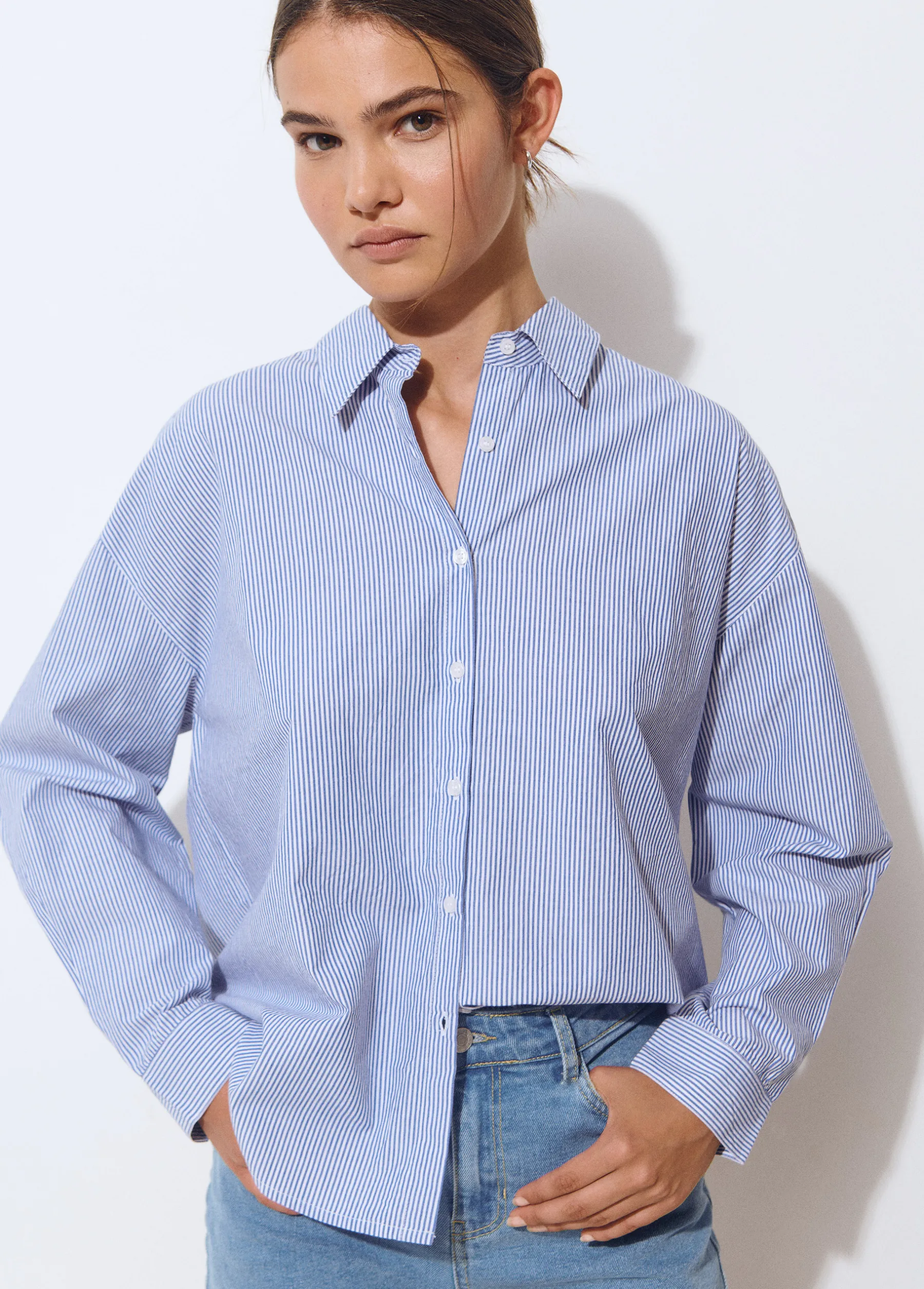 Camisas Y Blusas*Brownie Camisa rayas Azul