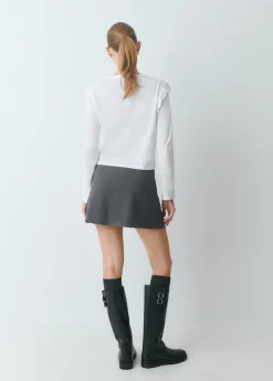 Camisetas Y Tops*Brownie Camiseta algodón flame volantes