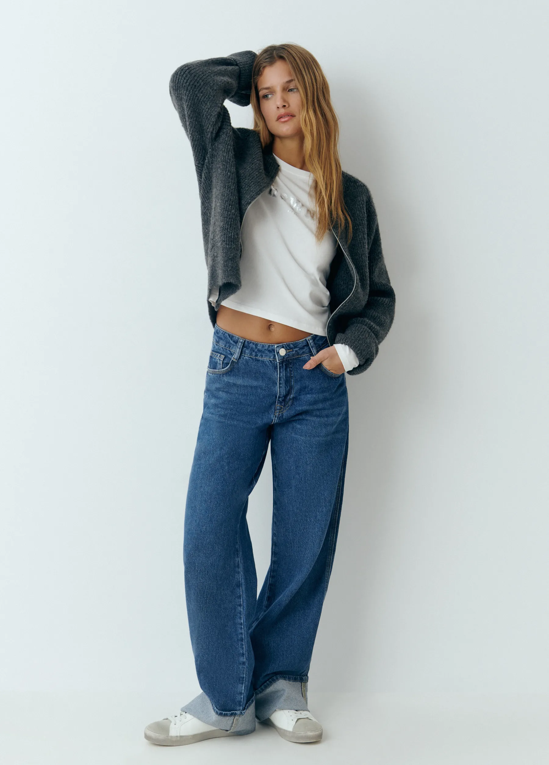 Camisetas Y Tops*Brownie Camiseta manga larga texto foil