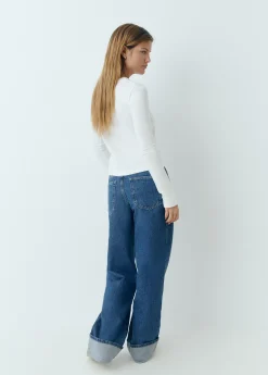 Camisetas Y Tops*Brownie Camiseta manga larga texto foil