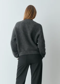 Jerséis|Punto*Brownie Chaqueta punto bomber Grismedio