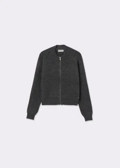 Jerséis|Punto*Brownie Chaqueta punto bomber Grismedio