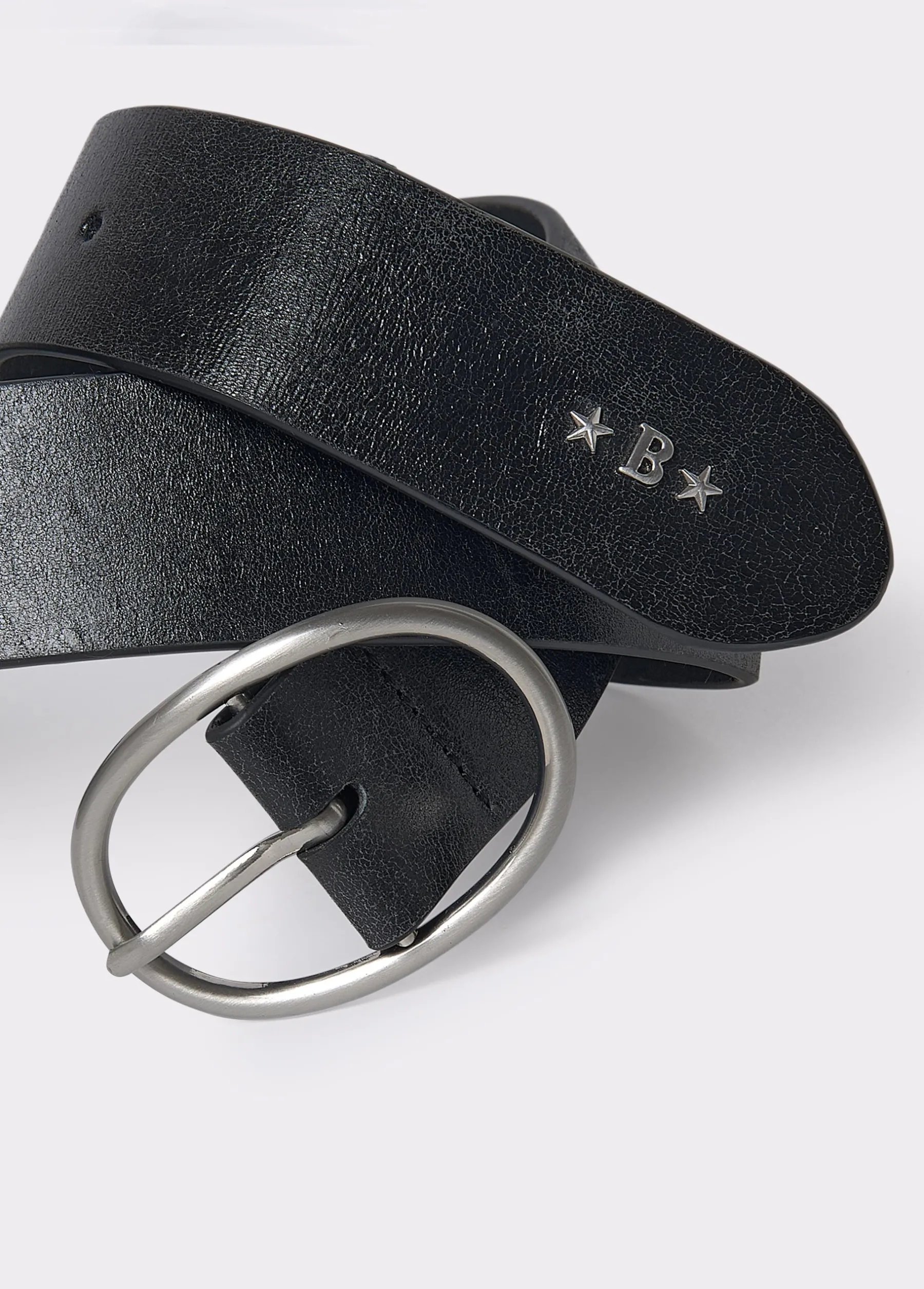 Cinturones*Brownie Cinturón piel liso Negro