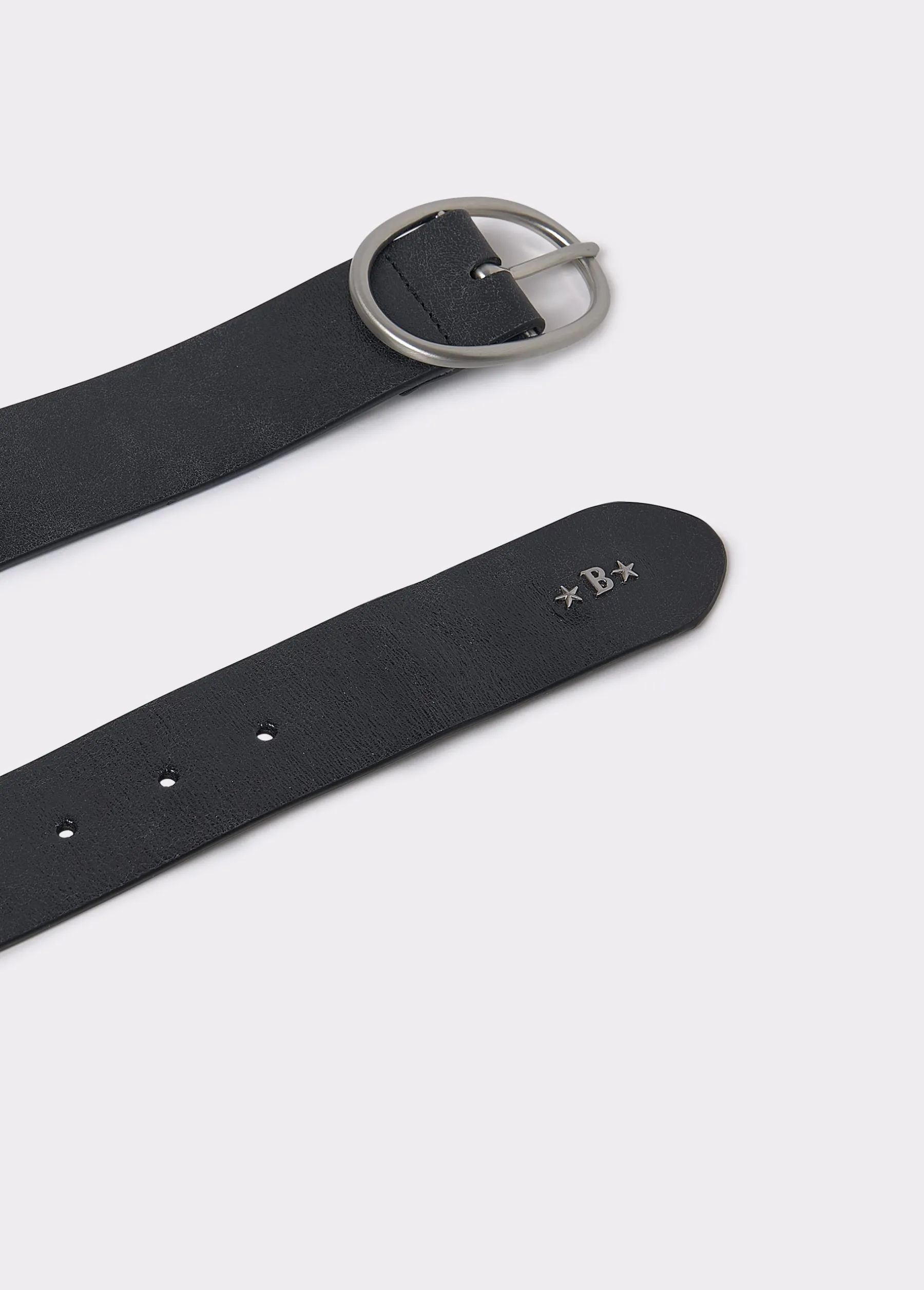 Cinturones*Brownie Cinturón piel liso Negro