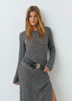 Cinturones*Brownie Cinturón piezas redondas Negro