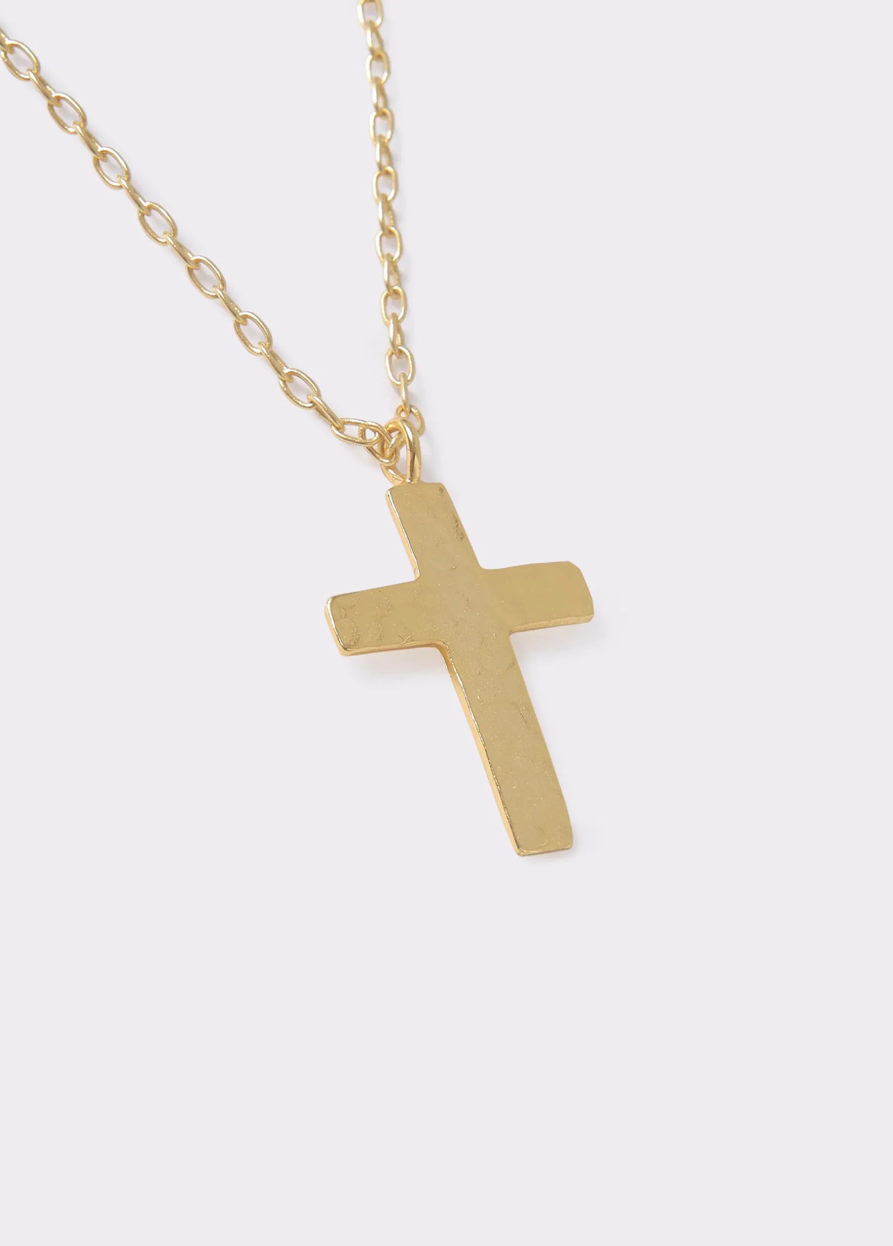 Bisutería*Brownie Collar cruz Dorado