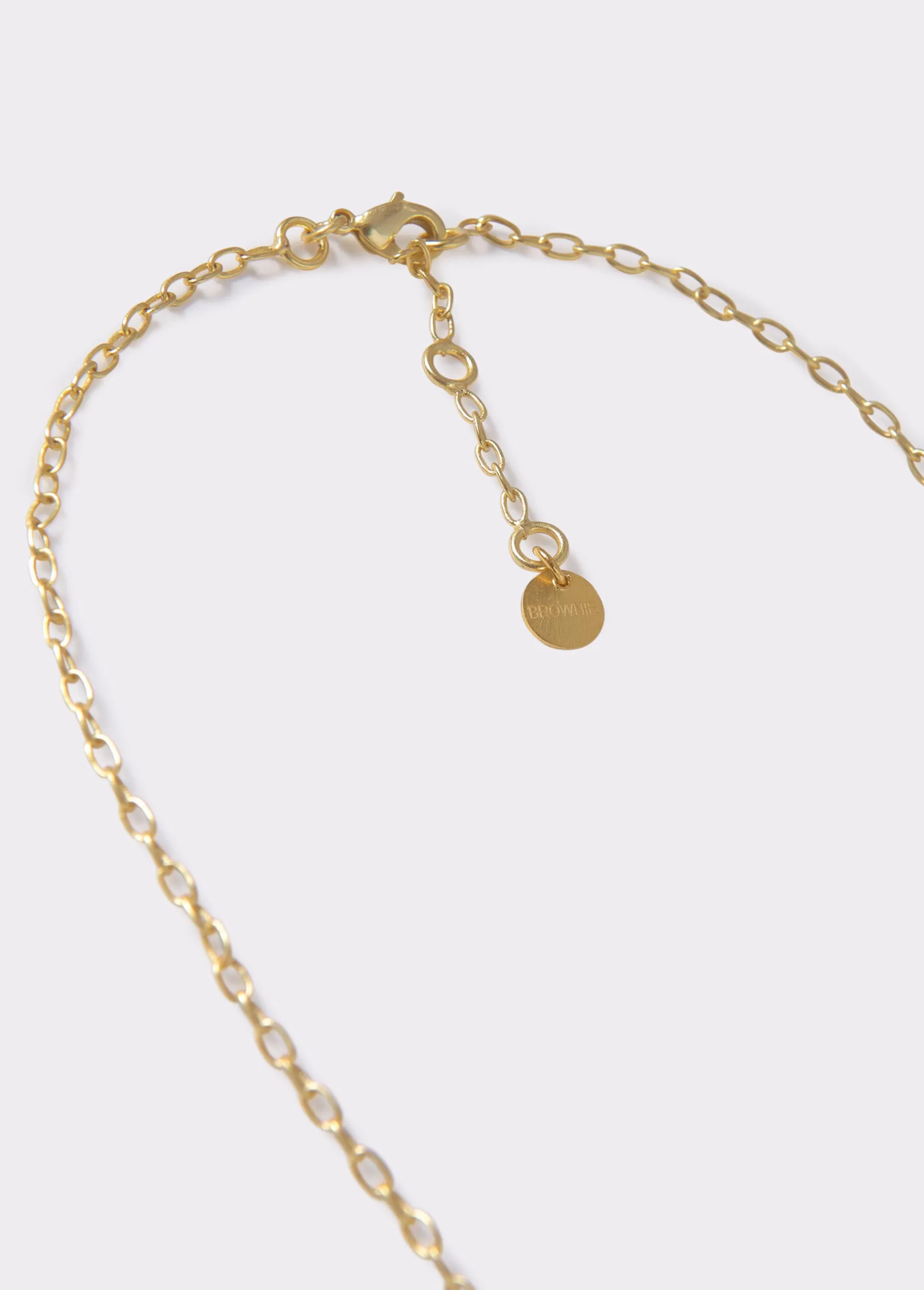 Bisutería*Brownie Collar cruz Dorado