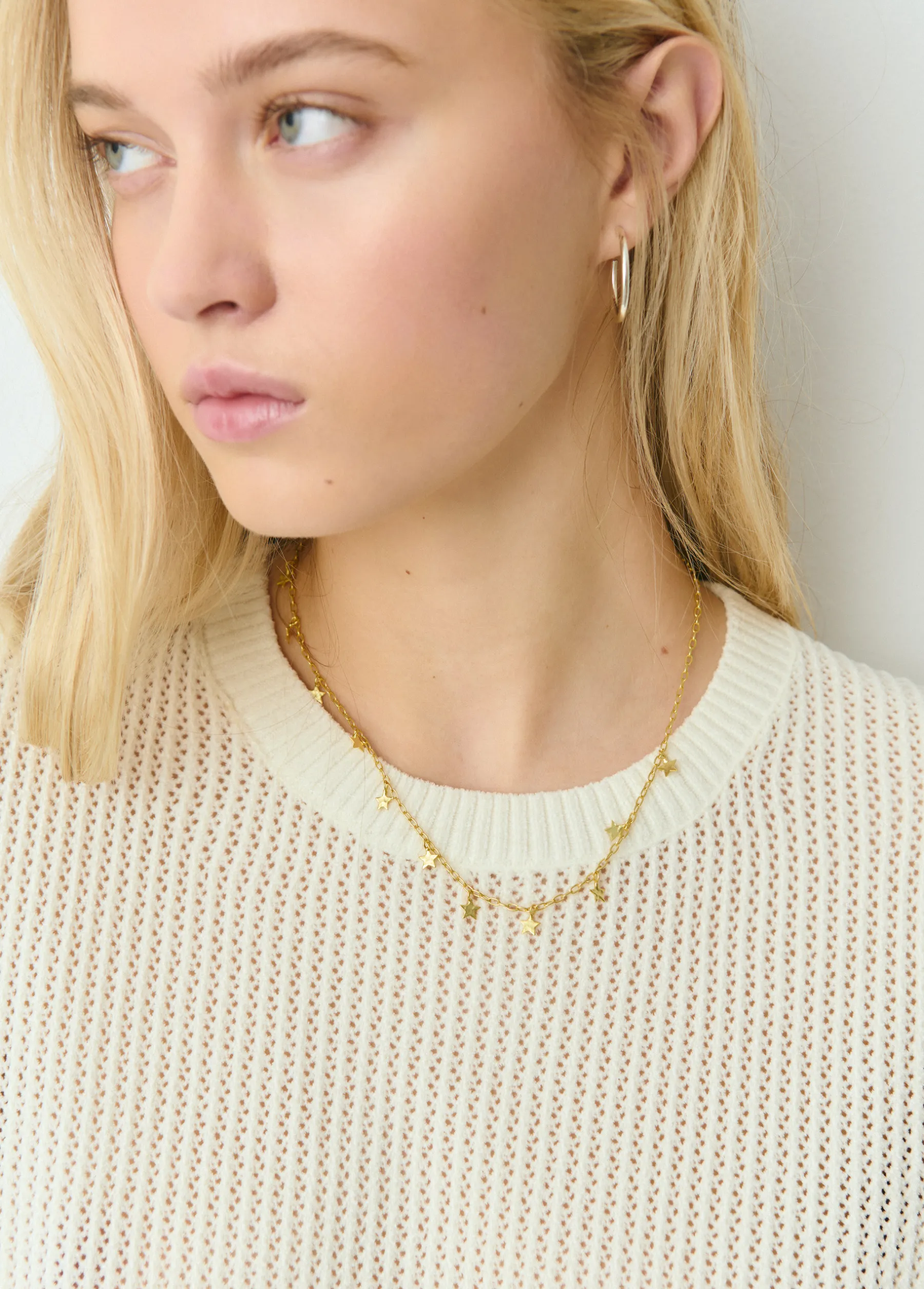 Bisutería*Brownie Collar estrellas Dorado