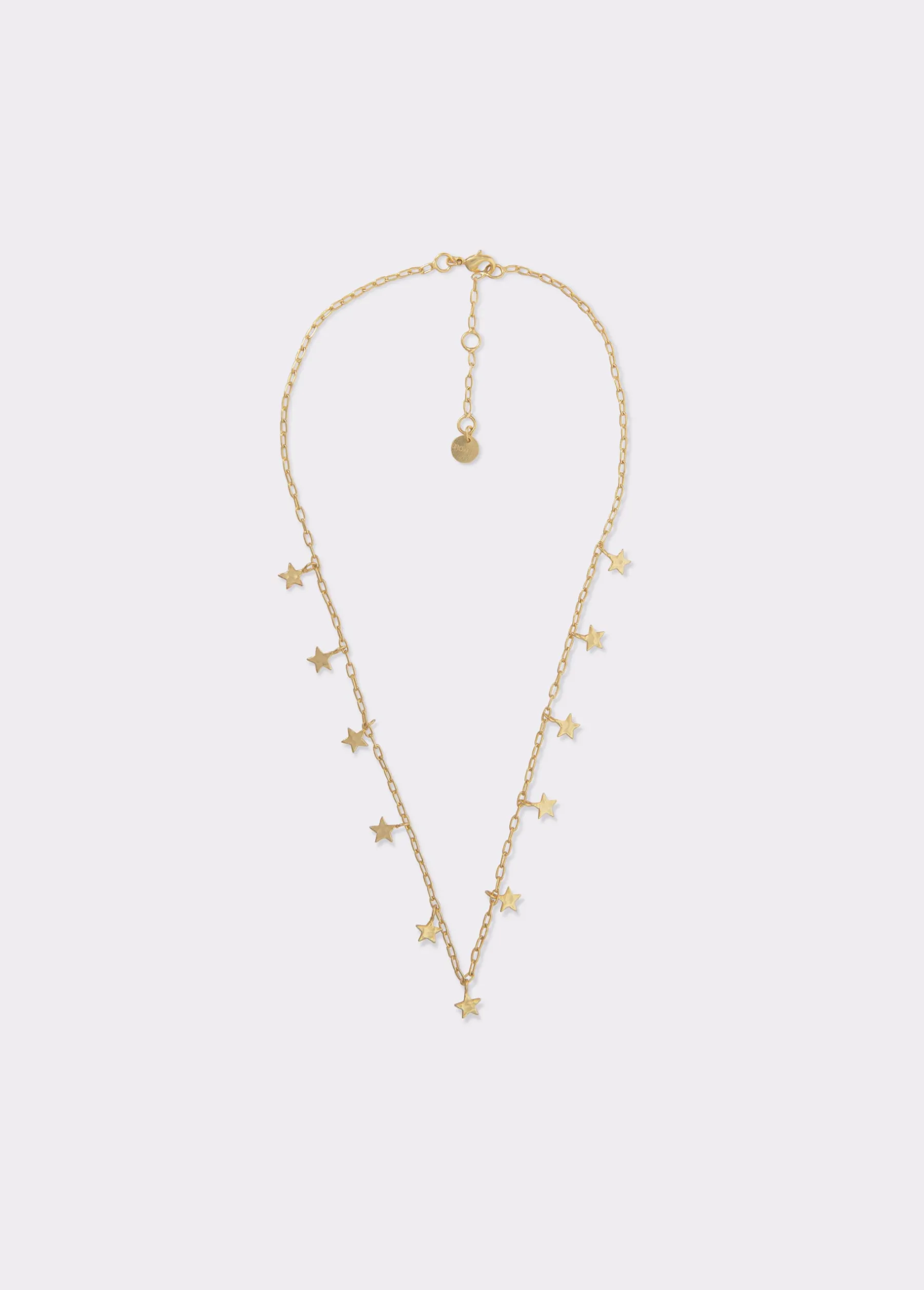 Bisutería*Brownie Collar estrellas Dorado