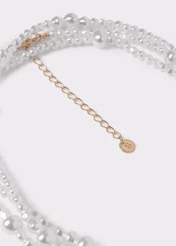 Bisutería*Brownie Collar múltiple perlas