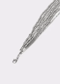 Bisutería*Brownie Collar multi beads Plata