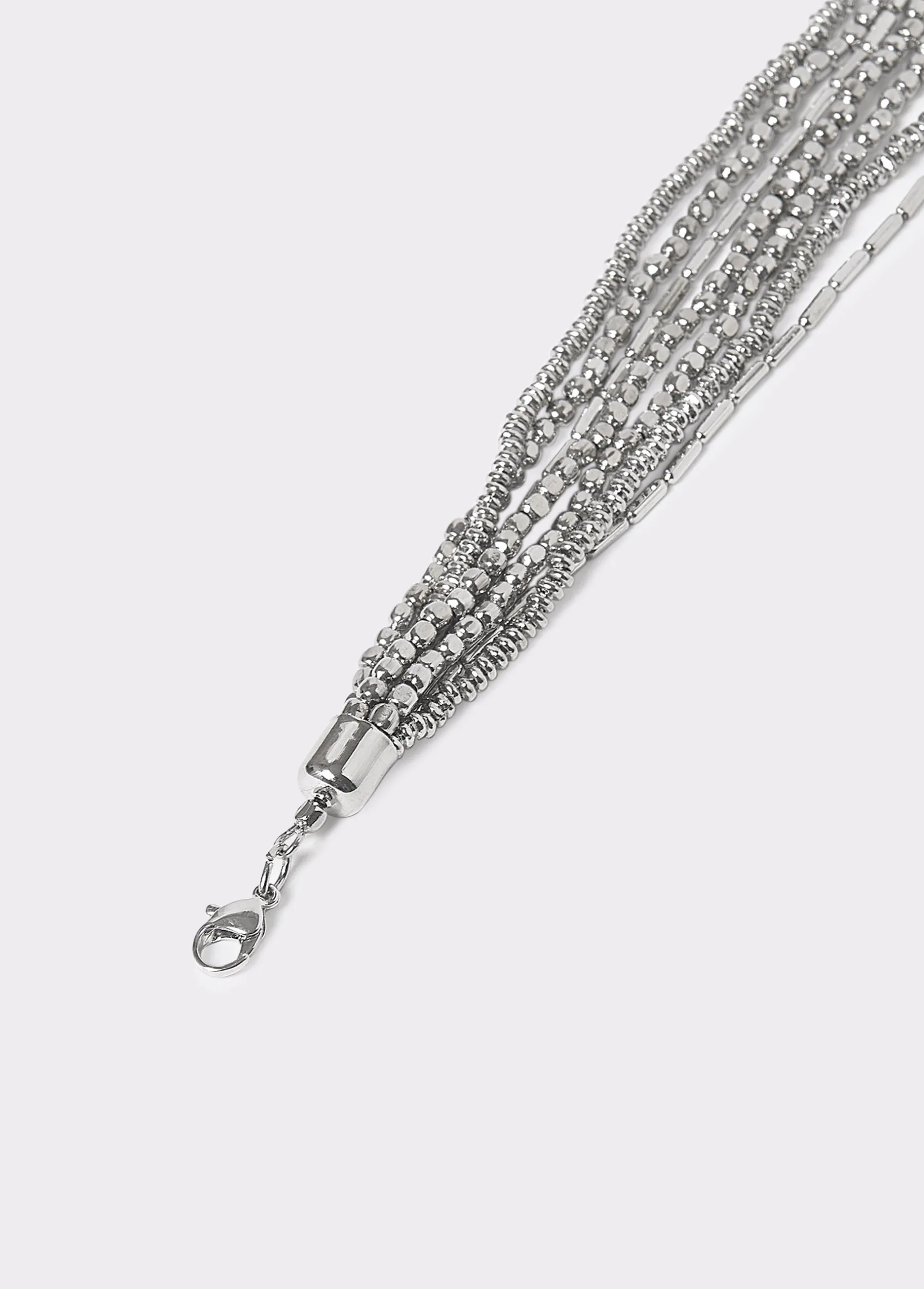 Bisutería*Brownie Collar multi beads Plata