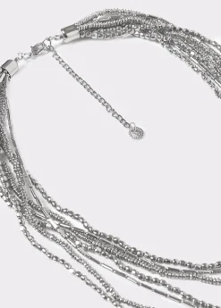 Bisutería*Brownie Collar multi beads Plata