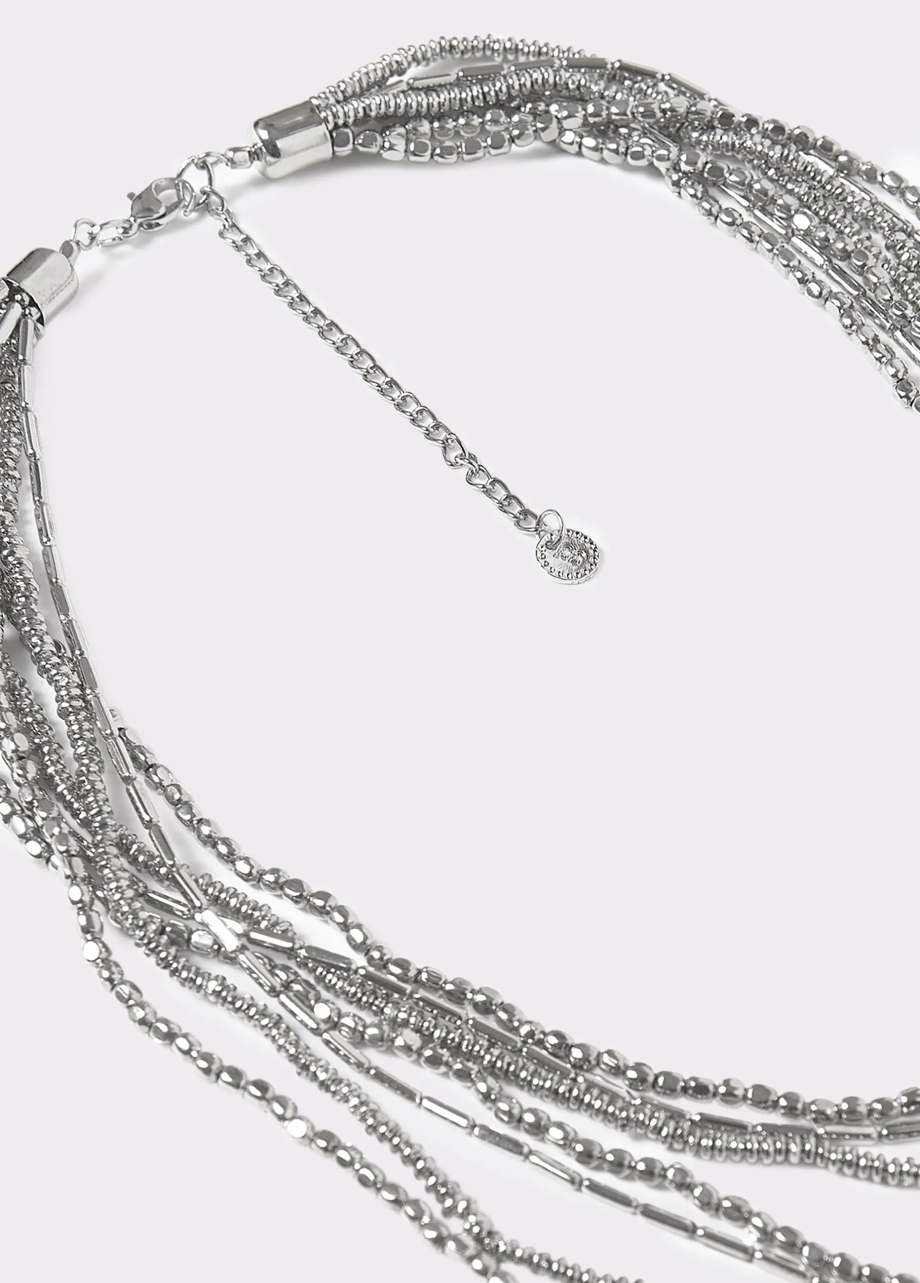 Bisutería*Brownie Collar multi beads Plata