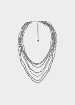 Bisutería*Brownie Collar multi beads Plata