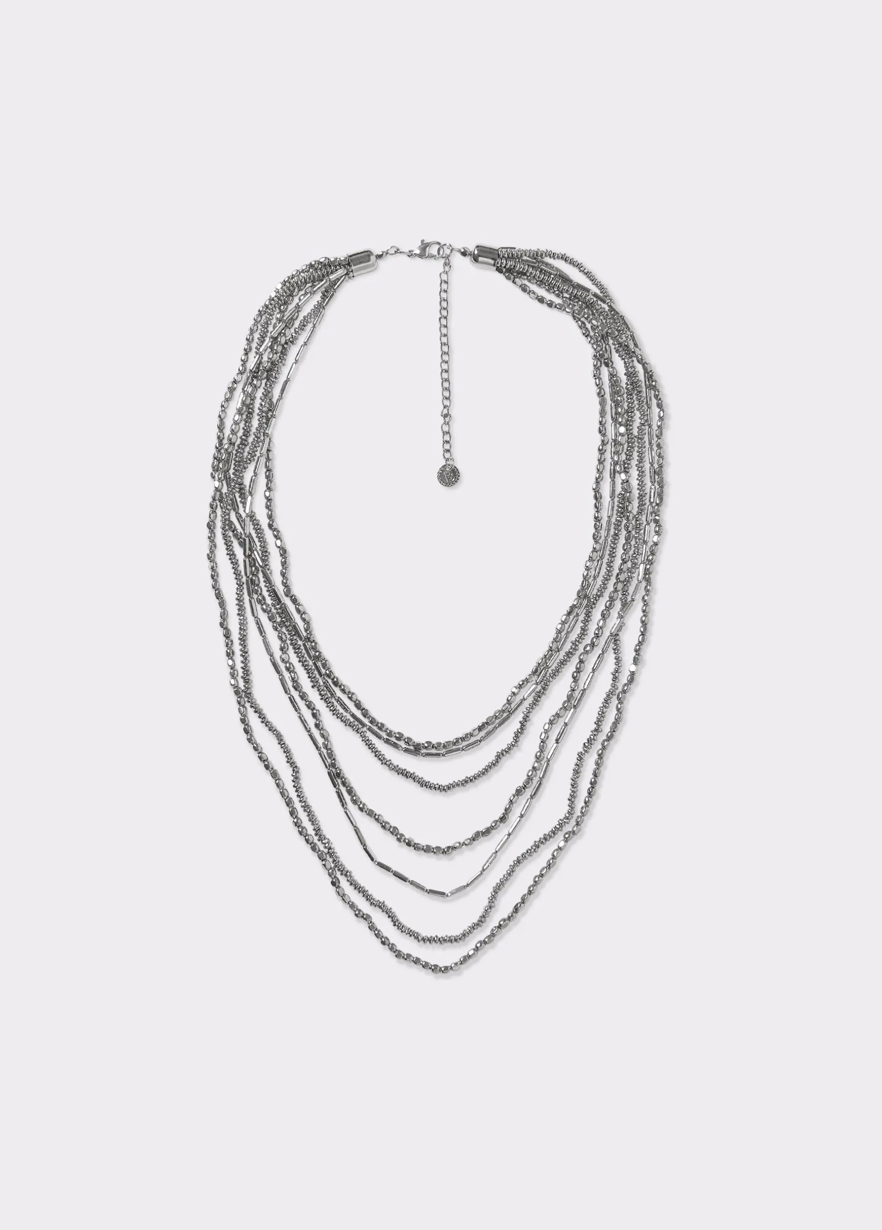 Bisutería*Brownie Collar multi beads Plata