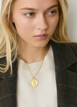 Bisutería*Brownie Collar virgen de los milagros Dorado