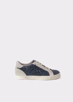 Zapatos*Brownie Deportiva glitter Azul