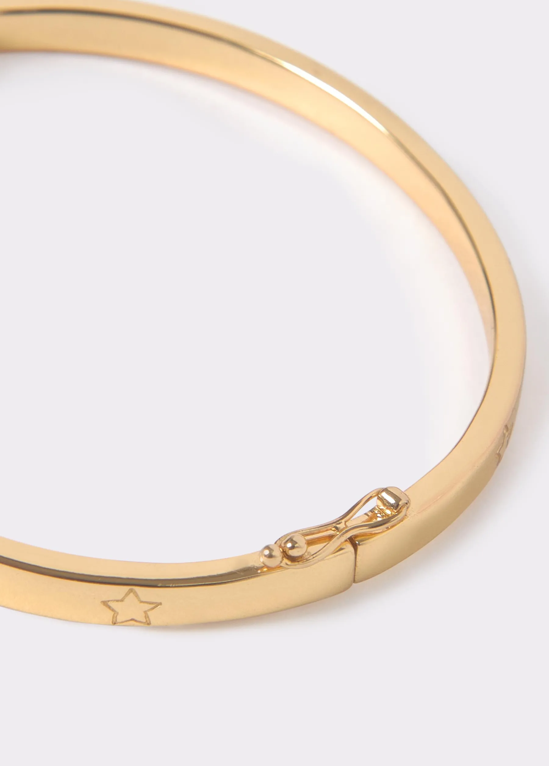 Bisutería*Brownie Esclava grabada estrellas Dorado