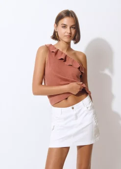 Faldas*Brownie Falda bolsillos cargo