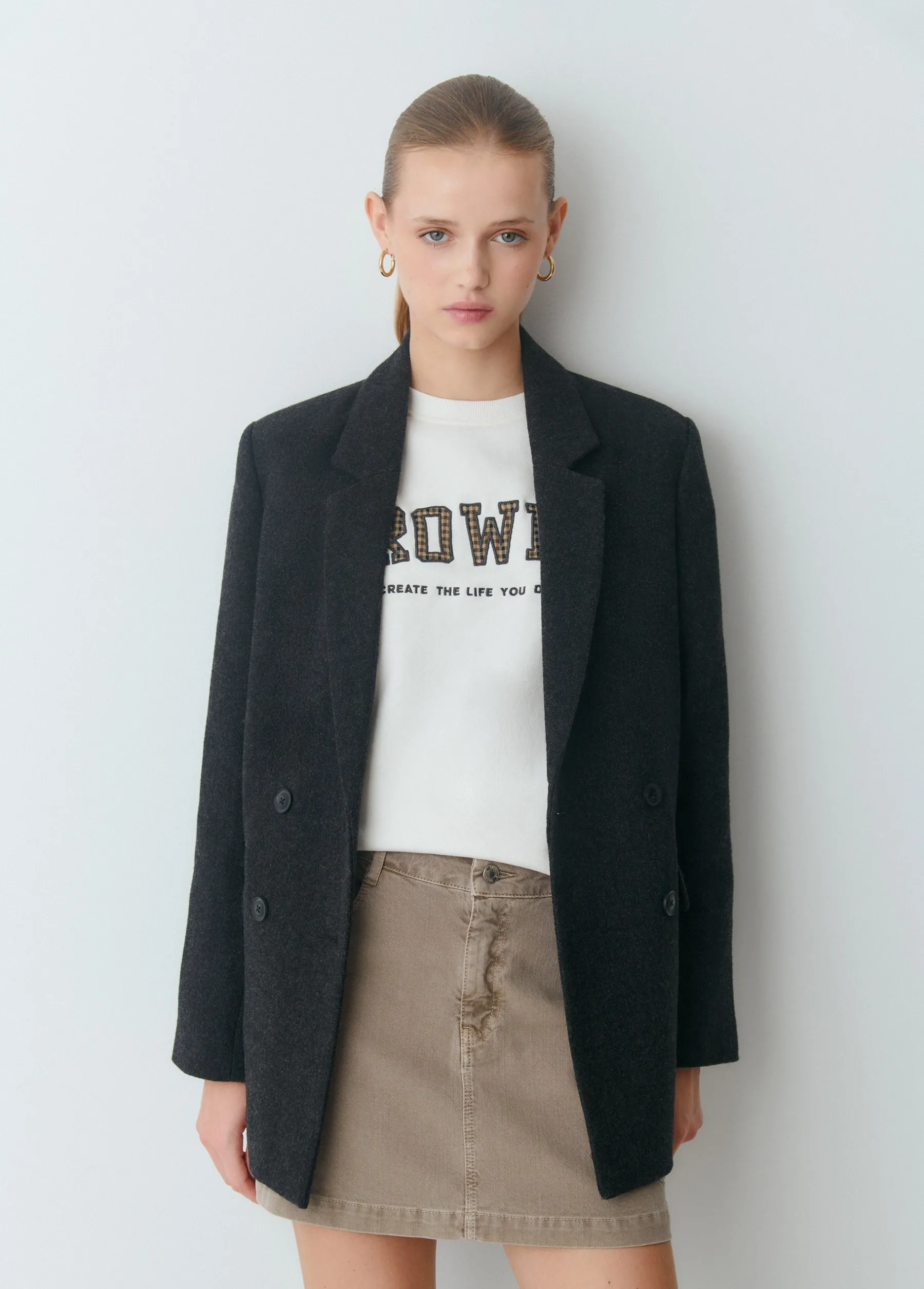 Faldas*Brownie Falda bolsillos cargo Topo